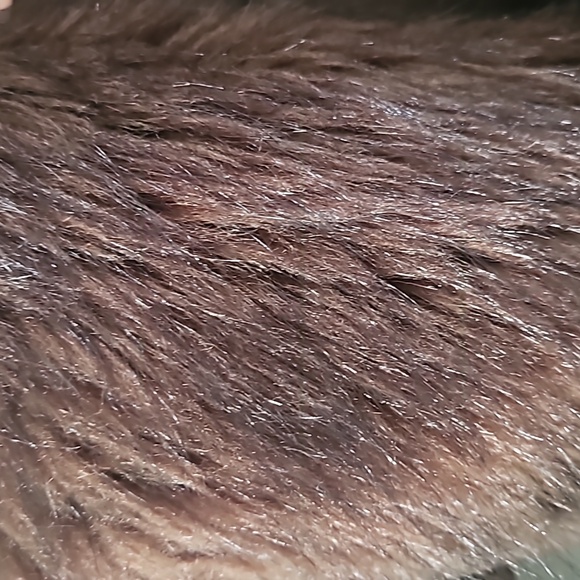 SHOW ME YOUR MUMU PENNY LANE COAT Cocoa Faux Leather Size : M - Picture 5 of 7